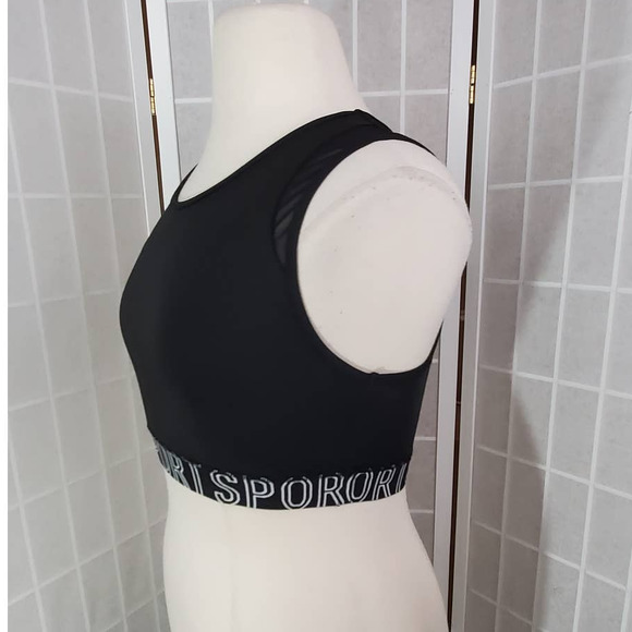NWOT Shein Plus High Support Letter Graphic Mesh Insert Sports Bra Size: 2XL - Picture 8 of 10